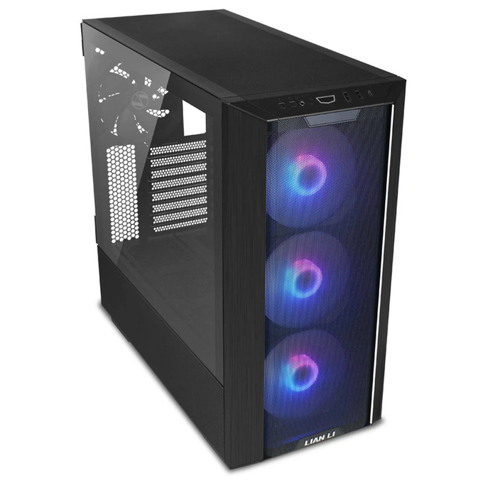 Lian LI Carcasa LIAN LI LANCOOL III RGB, Mid-Tower, ATX/Micro-ATX/Mini-ITX, Tempered Glass, High Airflow Design, Black - IT-Fashion.ro