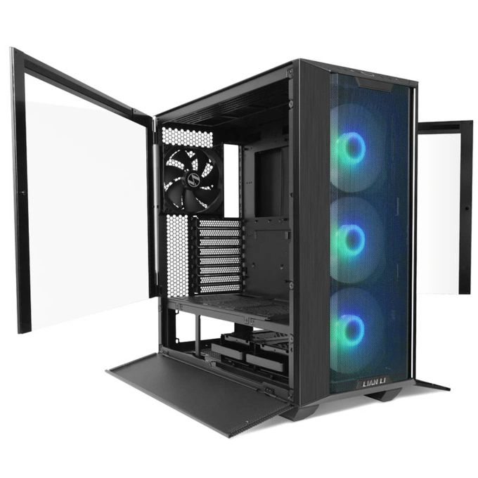 Carcasa LIAN LI LANCOOL III RGB, Mid-Tower, ATX/Micro-ATX/Mini-ITX, Tempered Glass, High Airflow Design, Black - Imagine 6