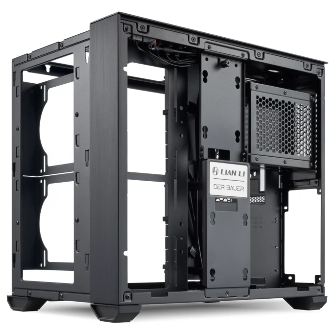 Carcasă Lian Li O11 Air Mini, Compact Mid-Tower, ATX/mATX/ITX, Tempered Glass + Mesh Airflow, Black - Imagine 5