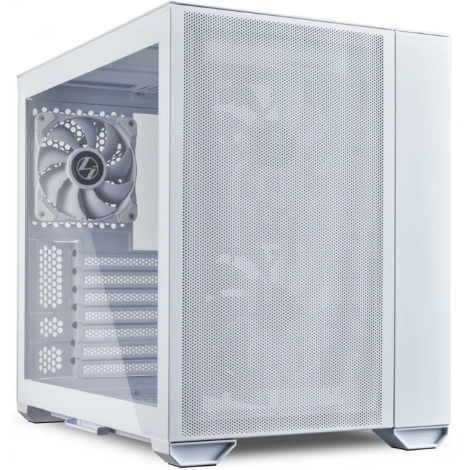 Carcasă Lian Li O11 Air Mini, Compact Mid-Tower, ATX/Micro-ATX/Mini-ITX, Mesh Airflow, Tempered Glass, White - Imagine 2