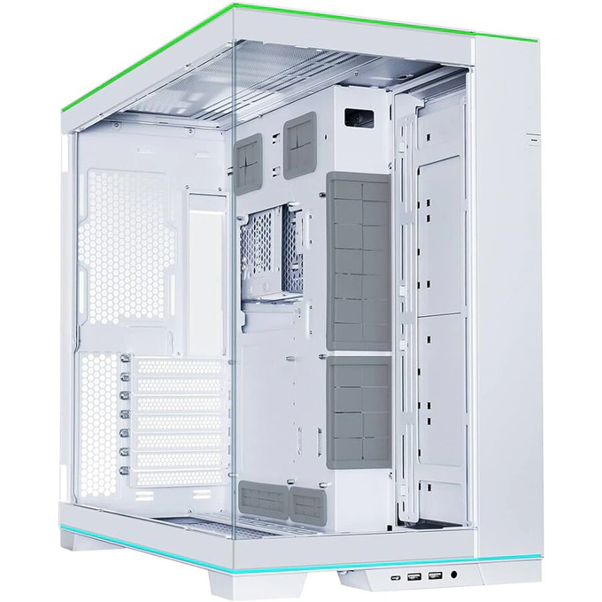 Carcasă Lian Li O11 Dynamic EVO RGB, Mid-Tower, E-ATX/ATX/Micro-ATX/Mini-ITX, Tempered Glass, ARGB, White - Imagine 1