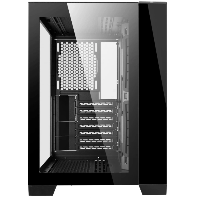 Carcasă Lian Li O11 Dynamic Mini, Compact Mid-Tower, ATX/Micro-ATX/Mini-ITX, Tempered Glass, Dual-Chamber Design, Black - Imagine 4