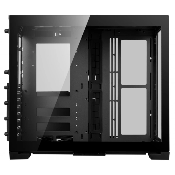 Carcasă Lian Li O11 Dynamic Mini, Compact Mid-Tower, ATX/Micro-ATX/Mini-ITX, Tempered Glass, Dual-Chamber Design, Black - Imagine 5