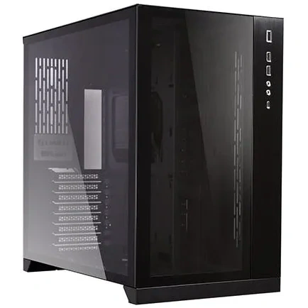 Carcasă Lian Li O11 Dynamic Mini + Mini Riser Card, Mini-Tower, Tempered Glass, PCIe 4.0, Black - Imagine 1