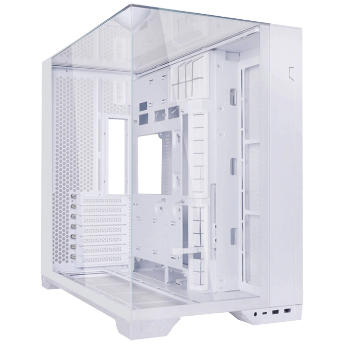 Carcasă Lian Li O11 Vision Compact, Mid-Tower, Back-Connect ATX/E-ATX/ATX/Micro-ATX/Mini-ITX, Tempered Glass, Black - Imagine 4