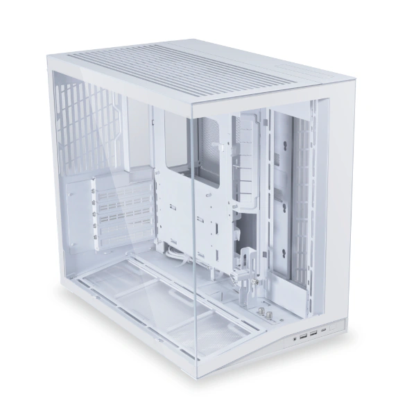 Lian LI Carcasă Lian Li O11D Dynamic Mini V2, Mid-Tower, ATX/Micro-ATX/Mini-ITX, Tempered Glass, White - IT-Fashion.ro