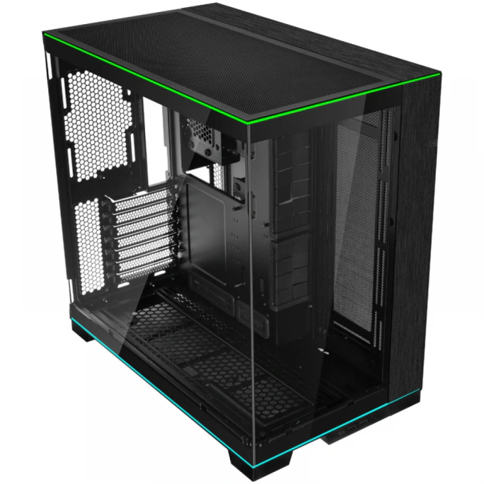 Carcasă Lian Li O11D EVO RGB, Mid-Tower, E-ATX/ATX/Micro-ATX/Mini-ITX, Tempered Glass, Black - Imagine 1