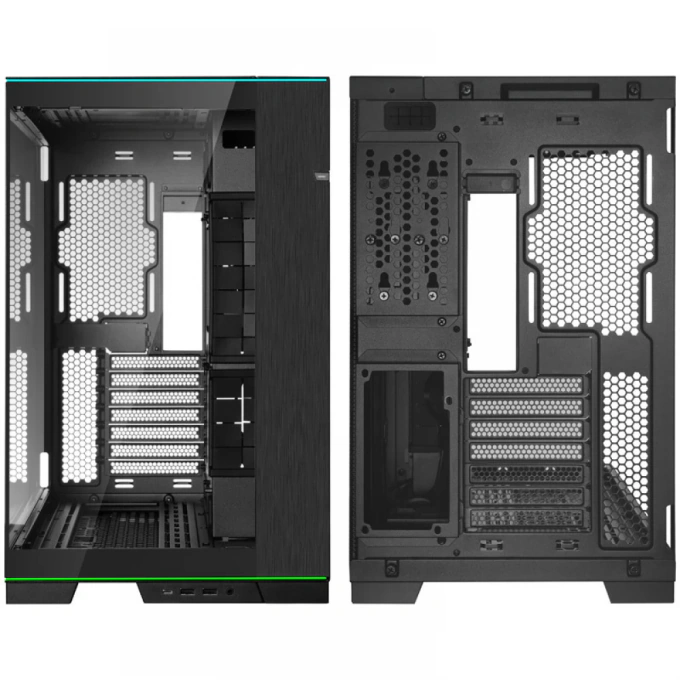 Carcasă Lian Li O11D EVO RGB, Mid-Tower, E-ATX/ATX/Micro-ATX/Mini-ITX, Tempered Glass, Black - Imagine 4