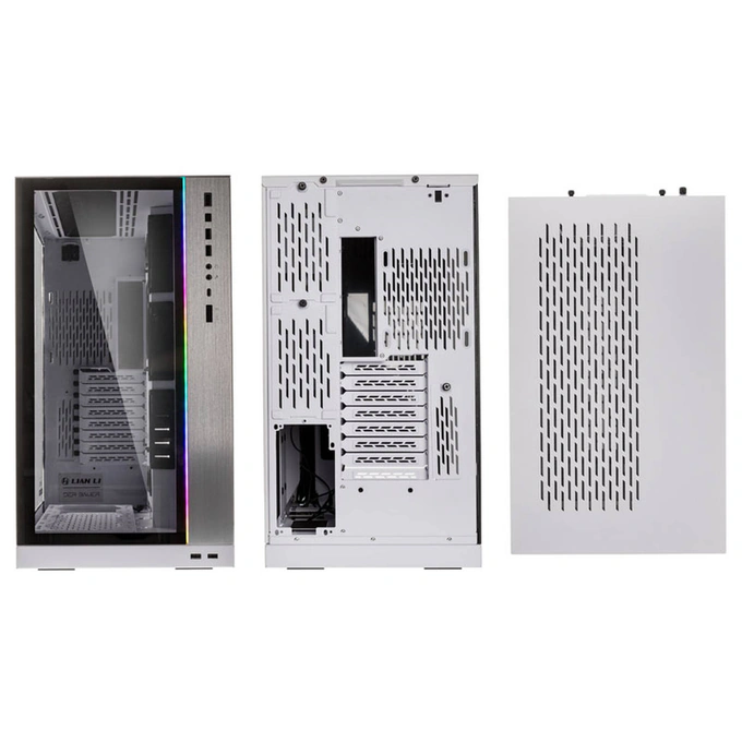Carcasa LIAN LI PC-O11 Dynamic XL ROG Certified, Full-Tower, ATX/Micro-ATX/Mini-ITX/E-ATX, Tempered Glass, Dual-Chamber Design, White - Imagine 4