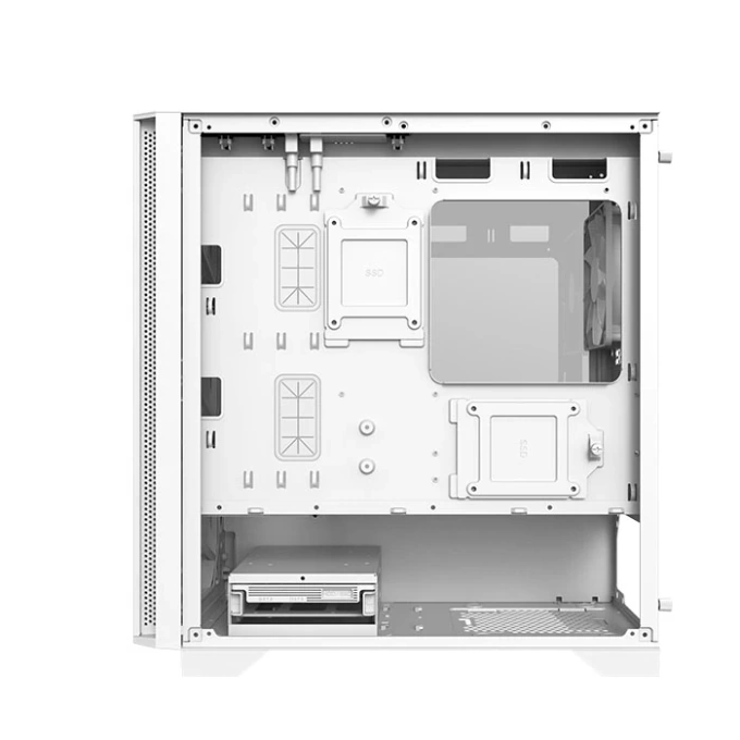 Carcasa MONTECH AIR 100 LITE, Mini-Tower, Micro-ATX/Mini-ITX, Tempered Glass, White - Imagine 3