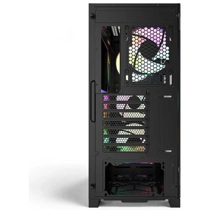 Carcasa MONTECH AIR 1000 PREMIUM, Mid-Tower, ATX/Micro-ATX/Mini-ITX, Tempered Glass, Mesh & Glass Panels Included, Black - Imagine 5