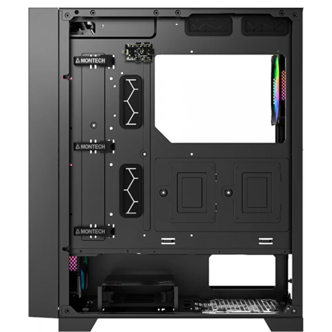 Carcasa MONTECH AIR 1000 PREMIUM, Mid-Tower, ATX/Micro-ATX/Mini-ITX, Tempered Glass, Mesh & Glass Panels Included, Black - Imagine 6