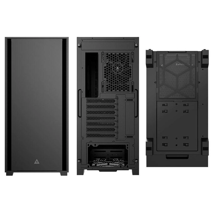 Carcasa MONTECH AIR 1000 SILENT BK, Mid-Tower, ATX/Micro-ATX/Mini-ITX, Sound Dampening Panels, Black - Imagine 4