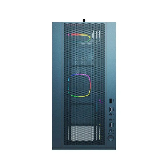 Carcasa MONTECH SKY TWO, Mid-Tower, ATX/Micro-ATX/Mini-ITX, Tempered Glass, 4x 120mm RX120/AX120 PWM ARGB Fans, Black - Imagine 3