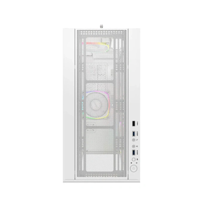 Carcasa MONTECH SKY TWO, Mid-Tower, ATX/Micro-ATX/Mini-ITX, Tempered Glass, ARGB Fans, White - Imagine 3