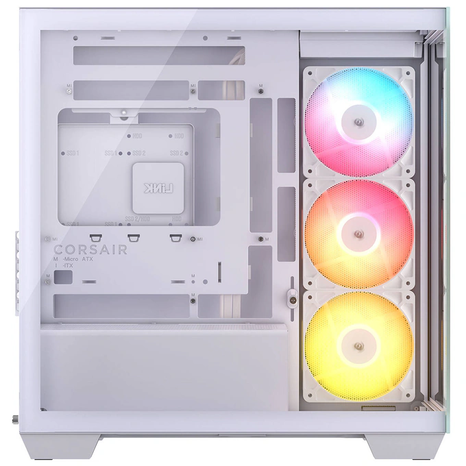 Carcasa PC CORSAIR 2800X RS-R ARGB Micro-ATX, White - Imagine 4