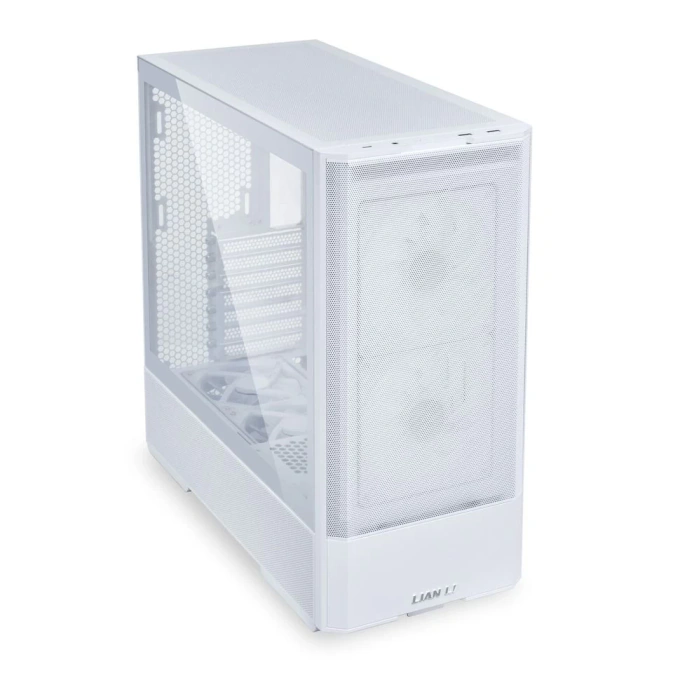 Carcasă PC Lian Li LANCOOL 207RW, Midi-Tower ATX, Tempered Glass, White - Imagine 1
