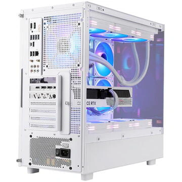 Carcasa PC Segotep Endura Pro Plus White – design modern, răcire avansată și compatibilitate extinsă - Imagine 3
