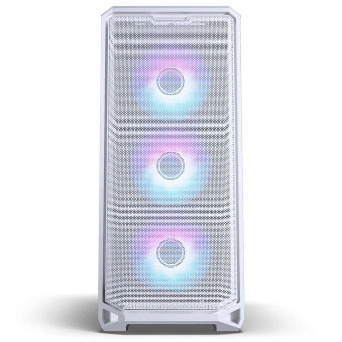 Carcasă Phanteks Eclipse G400A, Mid-Tower, ATX/Micro-ATX/Mini-ITX, Tempered Glass, AiO Glacier M25 Gen2, White - Imagine 1