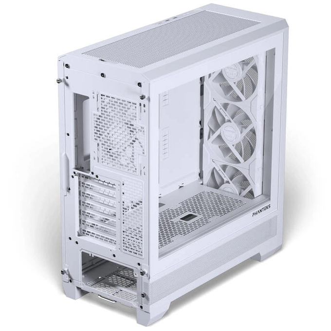 Carcasă Phanteks Eclipse G400A, Mid-Tower, ATX/Micro-ATX/Mini-ITX, Tempered Glass, AiO Glacier M25 Gen2, White - Imagine 5
