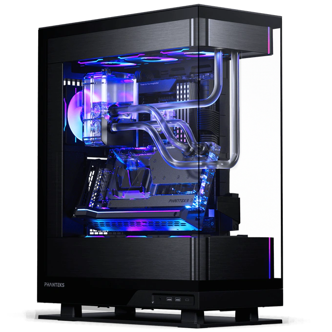 Phanteks Carcasa PHANTEKS Evolv X2, Mid-Tower, E-ATX, Tempered Glass, DRGB, Black - IT-Fashion.ro