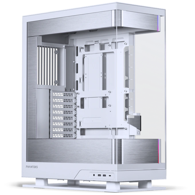 Carcasă Phanteks Evolv X2 White – Mid-Tower premium cu panouri din sticlă securizată și iluminare D-RGB - Imagine 1
