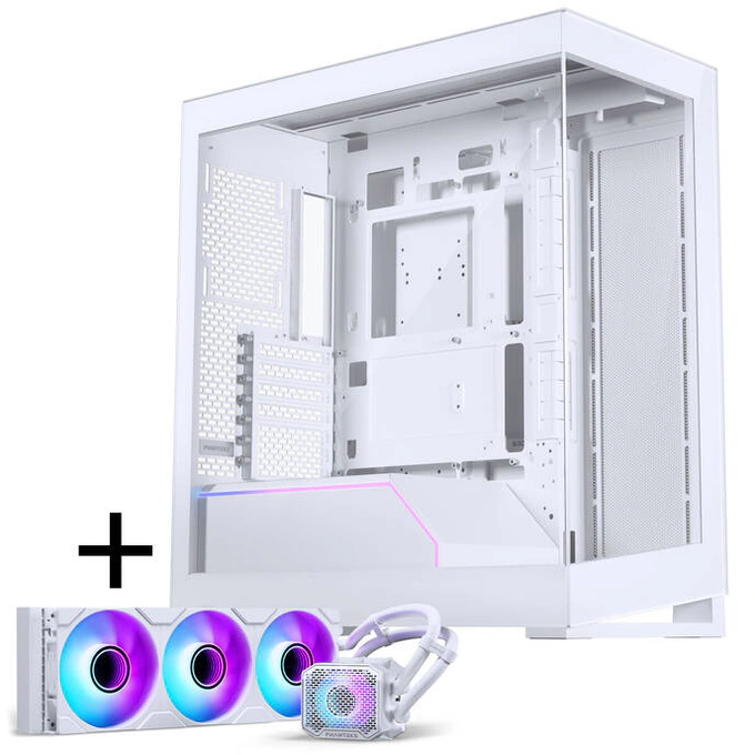 Carcasă Phanteks NV5 MK2 RGB, Mid-Tower, ATX/Micro-ATX/Mini-ITX, Tempered Glass, DRGB Lighting, Black - Imagine 1