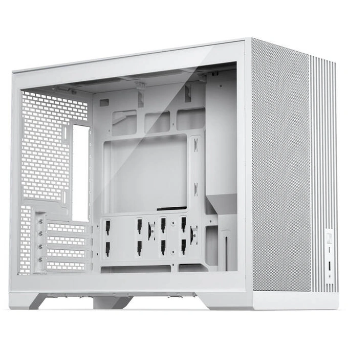 Carcasă Phanteks XT M, Compact Mid-Tower, Micro-ATX/Mini-ITX, Tempered Glass, DRGB Fans, White - Imagine 1