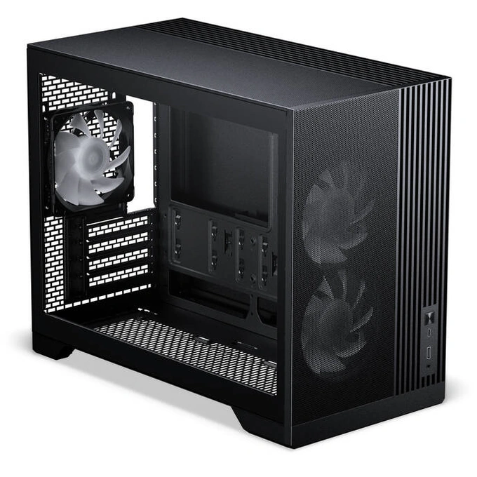 Carcasă Phanteks XT M3 DRGB, Compact Micro-ATX, Micro-ATX/Mini-ITX, Tempered Glass, DRGB Fans, Black - Imagine 4