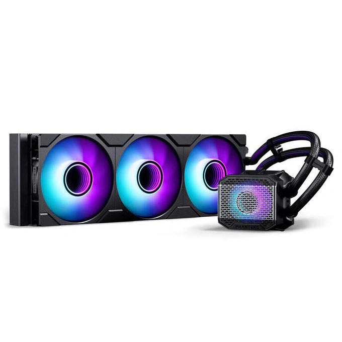 Carcasă Phanteks XT Pro Ultra + Glacier One 360M25 Gen2 AiO, Mid-Tower, E-ATX/ATX/Micro-ATX/Mini-ITX, Tempered Glass, D-RGB, Black - Imagine 5