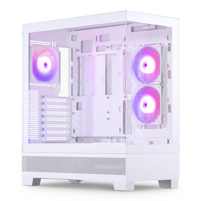 Carcasă Phanteks XT Pro Vertical, Mid-Tower, E-ATX/ATX/Micro-ATX/Mini-ITX, Tempered Glass, ARGB Fans, White - Imagine 1
