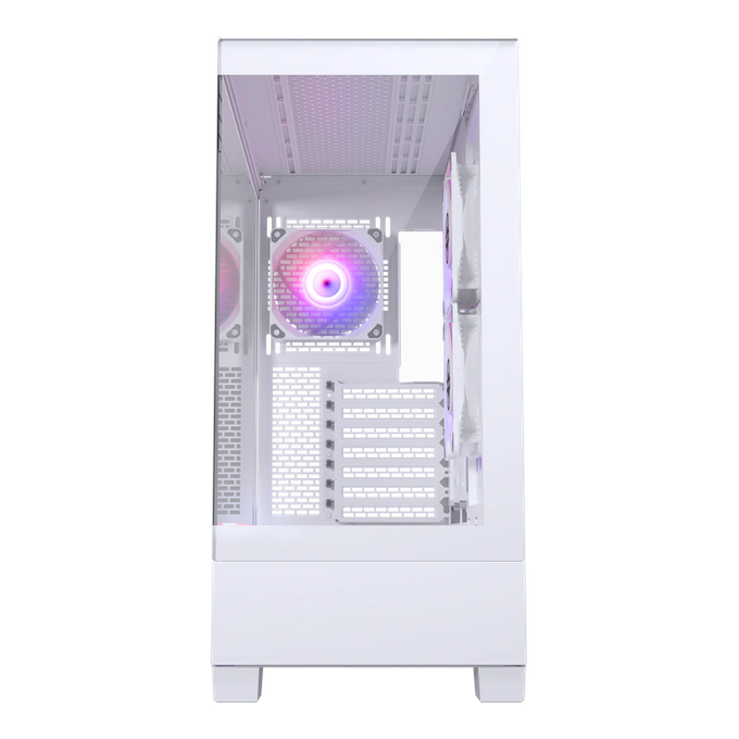 Phanteks Carcasă Phanteks XT Pro Vertical, Mid-Tower, E-ATX/ATX/Micro-ATX/Mini-ITX, Tempered Glass, ARGB Fans, White - IT-Fashion.ro