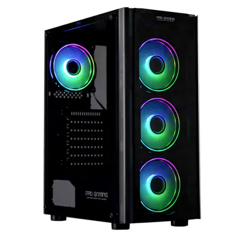 Carcasa PRO GAMING Blaze, Middle Tower, Fara sursa, Black - Imagine 1