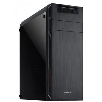 Carcasa Serioux Office Black SRXC-OFFICE – Simplitate și funcționalitate pentru birou - Imagine 1