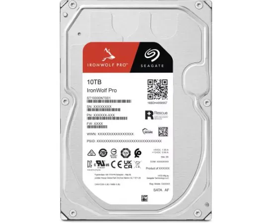 Hard Disk Intern Seagate IronWolf Pro ST10000NT001 10TB 3.5" SATA III 7200RPM 256MB Cache - Imagine 1
