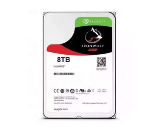 Hard Disk Seagate IronWolf ST8000VN004 8TB 7200RPM 256MB Cache SATA III 3.5" pentru NAS - Imagine 1