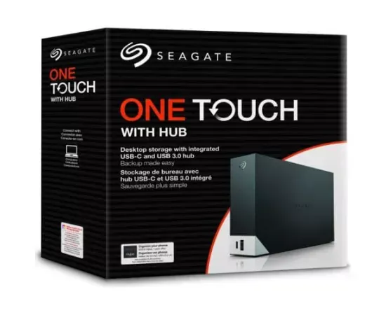 HDD portabil SEAGATE One Touch STLC10000400, 10 TB, 1x USB-C 3.0, 1x USB-A 3.0, Black - Imagine 4