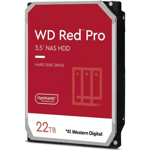 HDD  WESTERN DIGITAL Red Pro WD221KFGX, 22TB, 7200RPM, 3.5 inch - Imagine 1