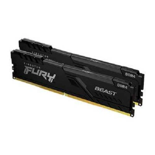Kit Memorie RAM KINGSTON Fury Beast KF432C16BB1K2/32, DDR4, 32GB (2 x 16GB), 3200MHz, CL16 - Imagine 1