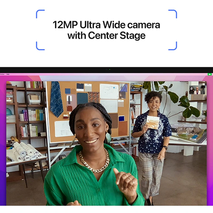 Monitor APPLE Studio Display, 27 Inch, 5K Retina, WebCam 12MP, Standard Glass, VESA Mount Adapter, Silver - Imagine 4