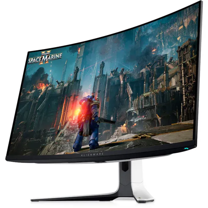 Monitor Gaming Curbat LED DELL Alienware AW3225QF, 31.5" UHD, QD-OLED, 240 Hz, 0.03 ms, Black/White - Imagine 2