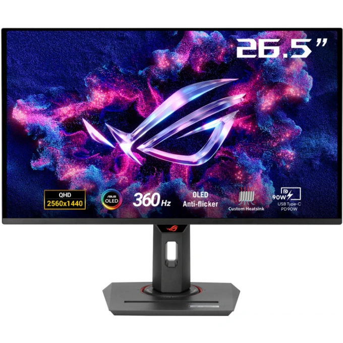 Monitor Gaming LED ASUS ROG Strix XG27AQDNG, 26.5 inch QD-OLED, 360 Hz, 0.03 ms, Black - Imagine 1