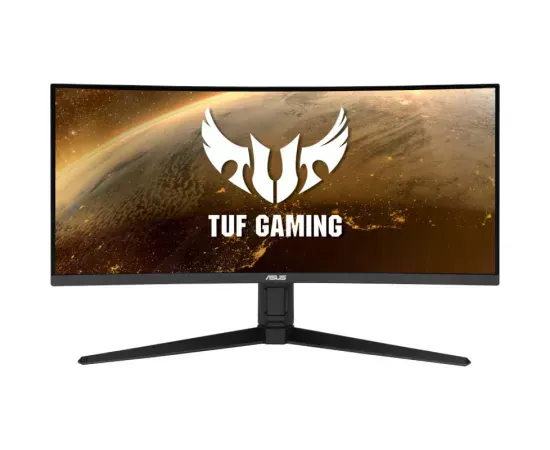 Monitor Gaming LED Curbat ASUS TUF VG34VQL1B, WQHD, 34", 1 ms, 165 Hz, Black - Imagine 1