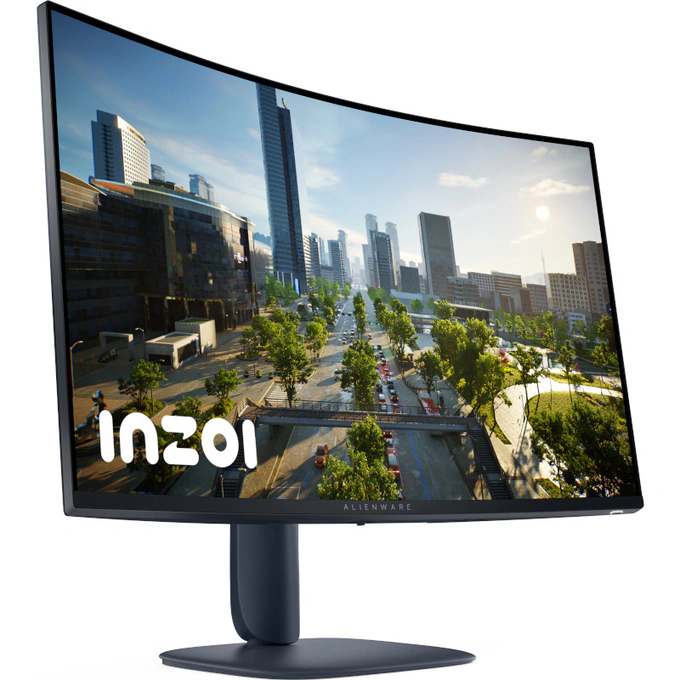 Dell Monitor Gaming LED Curbat DELL Alienware AW3225DM, 31.5 inch QHD, 180 Hz, 5 ms, Black - IT-Fashion.ro
