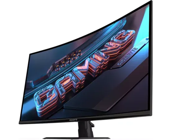 Monitor Gaming LED Curbat GIGABYTE GS32QCA, QHD, 31.5", 1 ms, 180 Hz, Black - Imagine 2