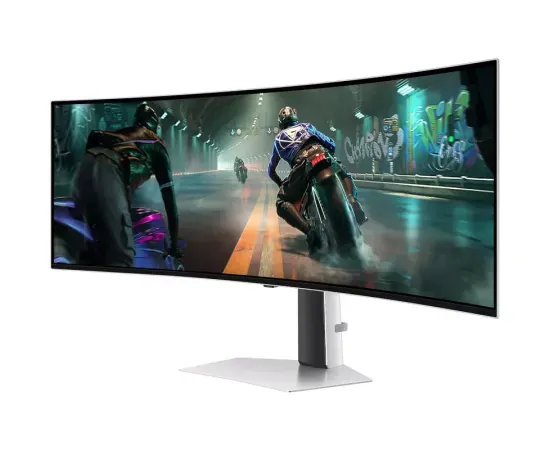 Monitor Gaming LED Curbat SAMSUNG Odyssey G9 G91SD LS49DG910SUXEN, 49" DQHD, 0.03ms, 144 Hz, White/Silver - Imagine 3