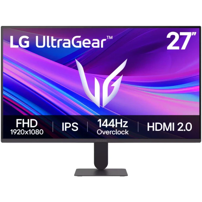 Monitor Gaming LED LG UltraGear 27G411A-B.AEU, 27 inch Full HD, 144 Hz, 5 ms, Black - Imagine 1