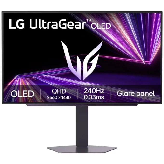 Monitor Gaming LED LG UltraGear 27GX704A-B.AEU, 27" QHD OLED, 240 Hz, 0.03 ms, Black - Imagine 1