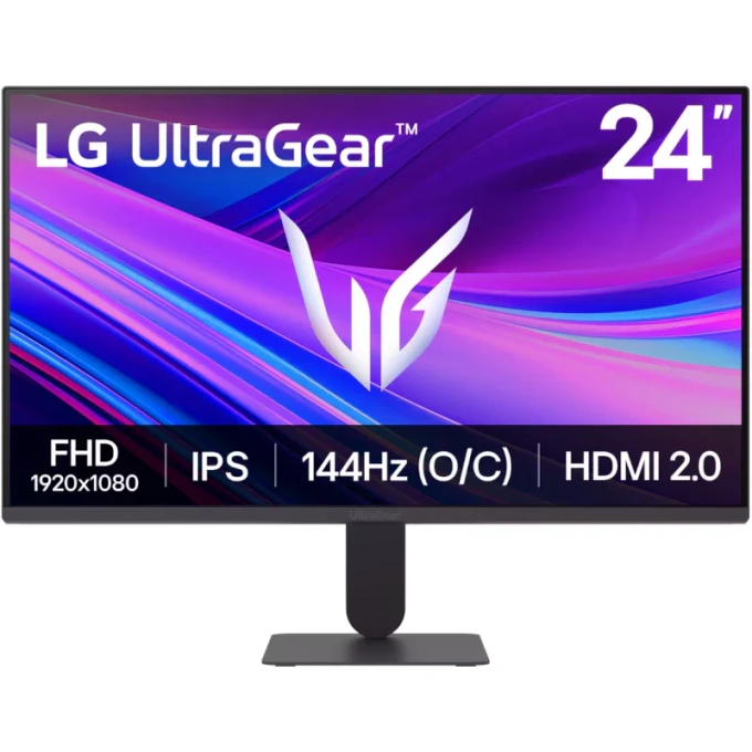 Monitor Gaming LED LG UltraGear G4 24G411A-B.AEU, 24 inch Full HD, 144 Hz, 1 ms, Black - Imagine 1