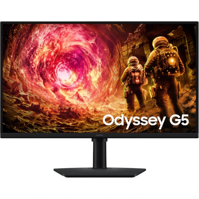 Monitor Gaming LED SAMSUNG Odyssey G5 G50F LS27FG502EUXEN, 27 inch QHD, 180 Hz, 1 ms, Black - Imagine 1